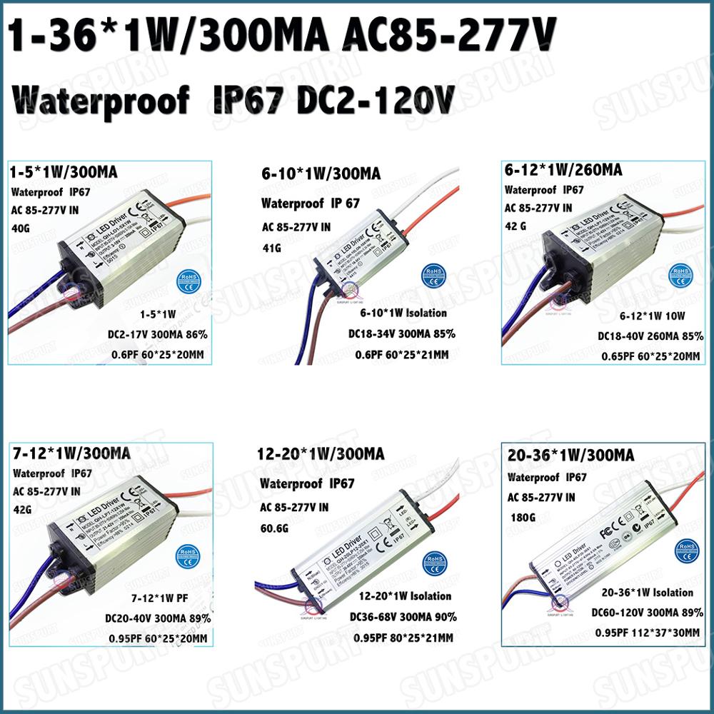  PFC 1-36 W AC85-277V LED ̹ 1-5x1W 6-10x1W..